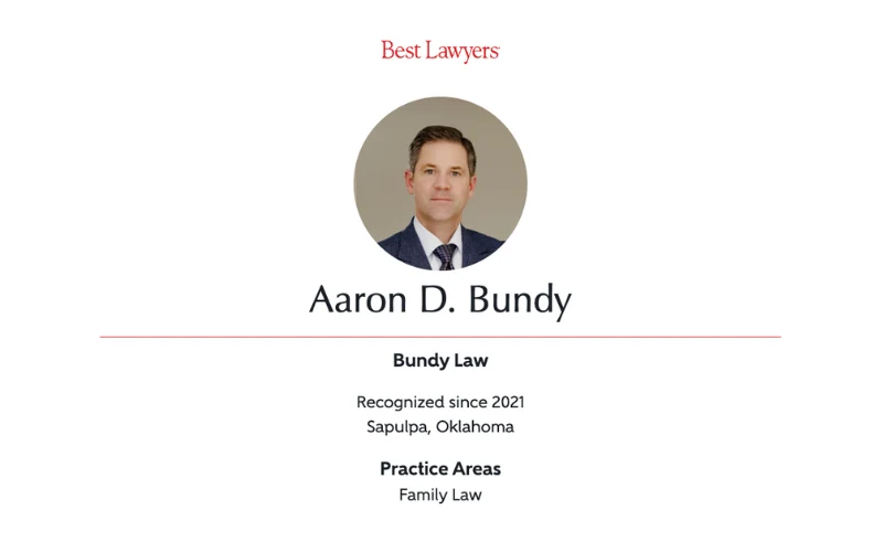 Aaron D. Bundy - Best Lawyers award Aaron D. Bundy - Best Lawyers award